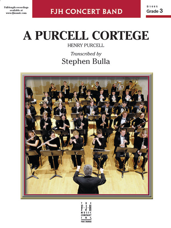 A Purcell Cortege - Concert Band Conductor Score & Parts (Digital Download)