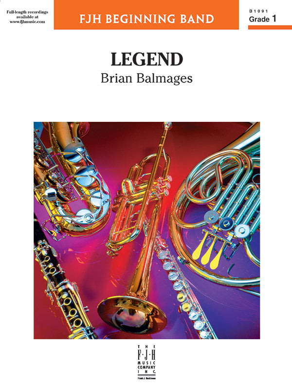 Legend - Concert Band Conductor Score & Parts (Digital Download)