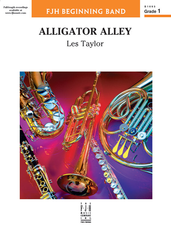 Alligator Alley - Concert Band Conductor Score & Parts (Digital Download)