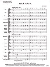 Rock Sticks - Concert Band Conductor Score & Parts (Digital Download)