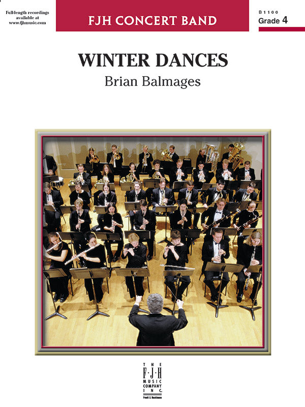 Winter Dances - Concert Band Conductor Score & Parts (Digital Download)