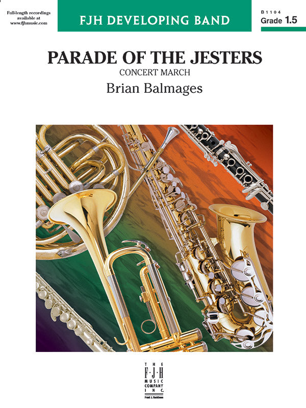 Parade of the Jesters - Concert Band Conductor Score & Parts (Digital Download)