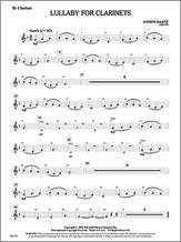 Lullaby for Clarinets - Concert Band Conductor Score & Parts (Digital Download)