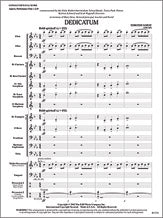 Dedicatum - Concert Band Conductor Score & Parts (Digital Download)