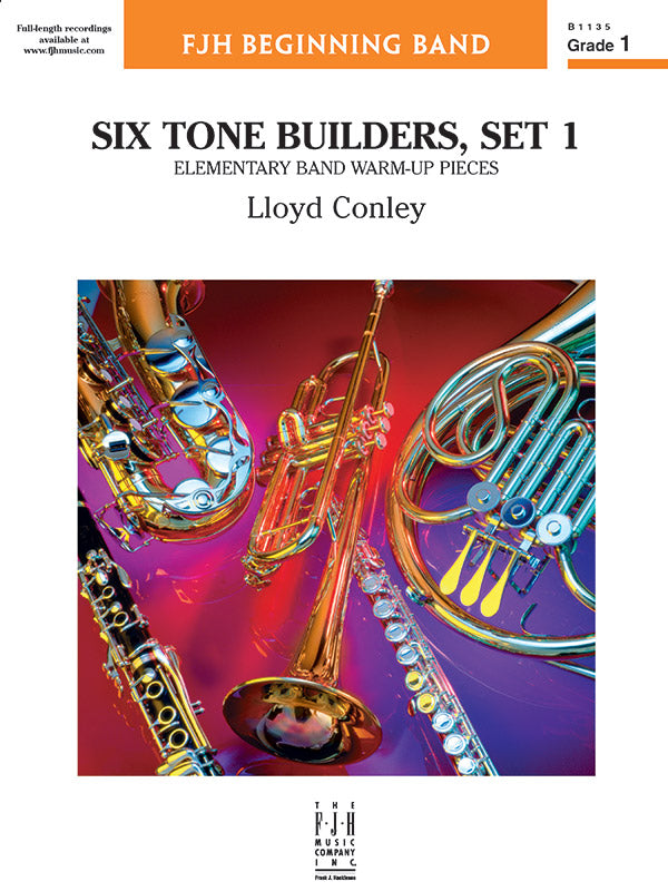 Six Tone Builders, Set 1 - Concert Band Conductor Score & Parts (Digital Download)