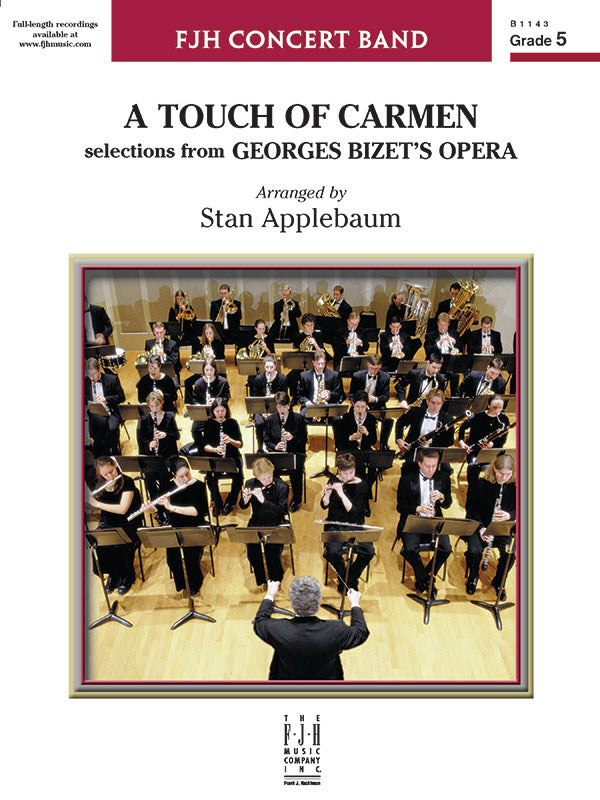 A Touch of Carmen - Concert Band Conductor Score & Parts (Digital Download)