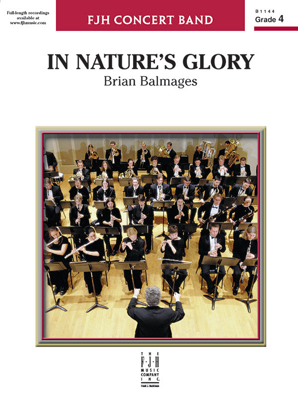 In Nature's Glory - Concert Band Conductor Score & Parts (Digital Download)