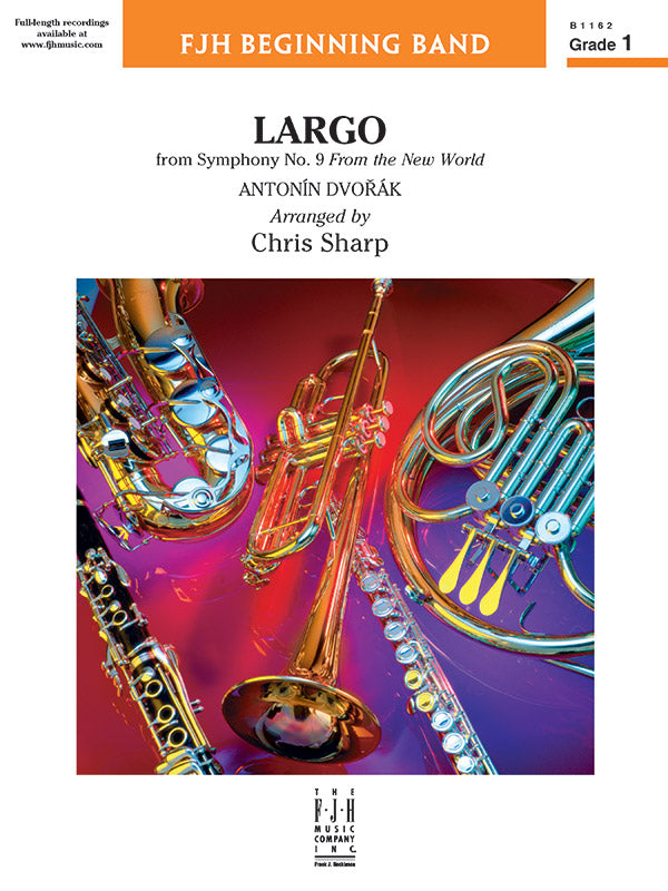 Largo from Symphony No. 9 - Concert Band Conductor Score & Parts (Digital Download)