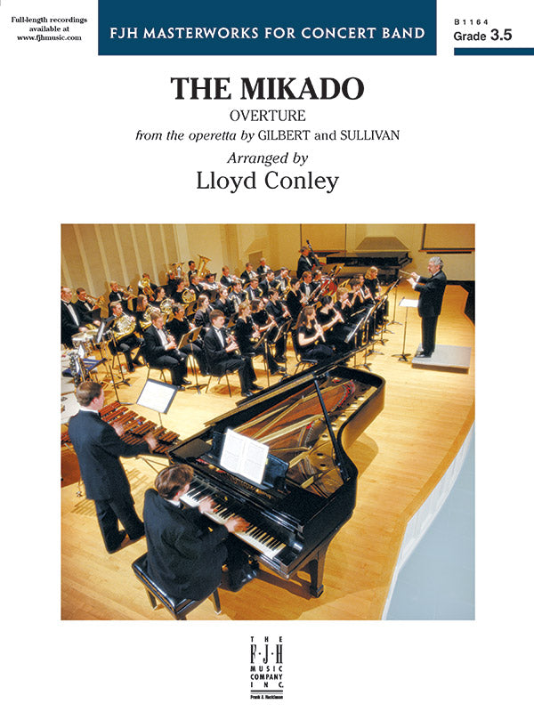 The Mikado (Overture) - Concert Band Conductor Score & Parts (Digital Download)