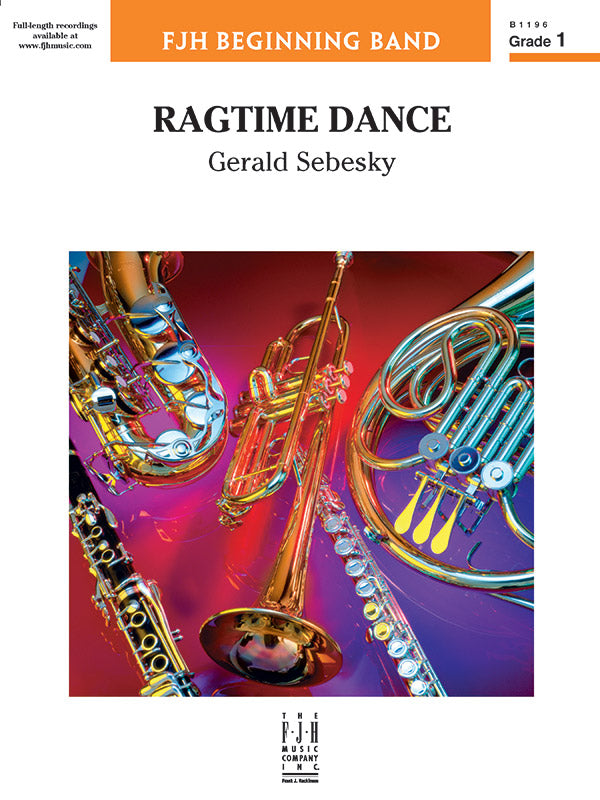 Ragtime Dance - Concert Band Conductor Score & Parts (Digital Download)