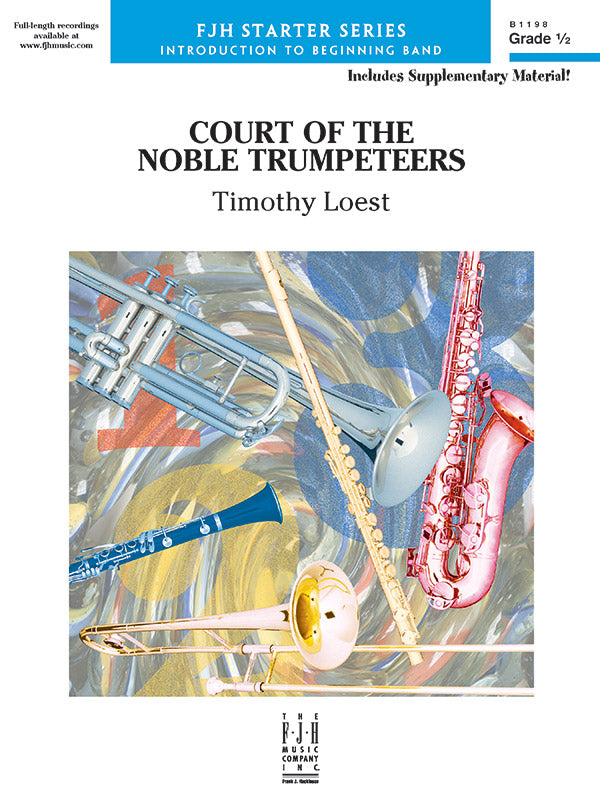 Court of the Noble Trumpeteers - Concert Band Conductor Score & Parts (Digital Download)