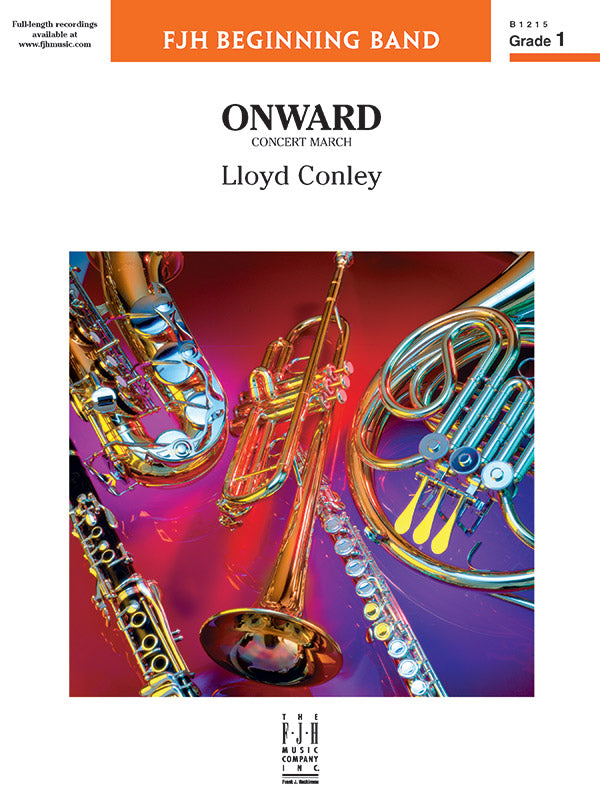 Onward - Concert Band Conductor Score & Parts (Digital Download)