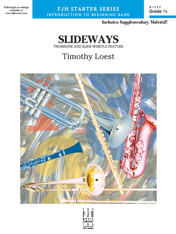 Slideways - Concert Band Conductor Score & Parts (Digital Download)