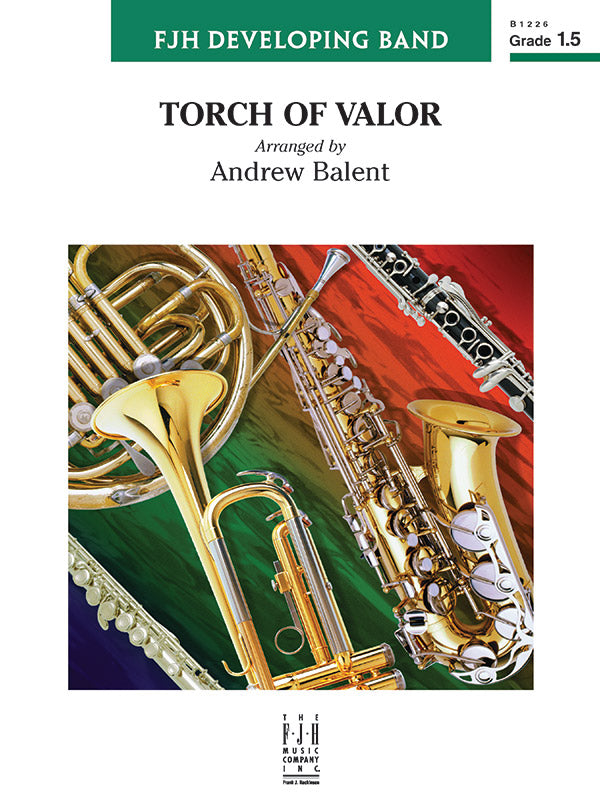 Torch of Valor - Concert Band Conductor Score & Parts (Digital Download)