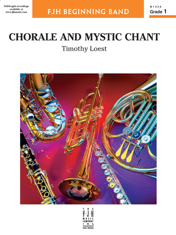 Chorale and Mystic Chant - Concert Band Conductor Score & Parts (Digital Download)
