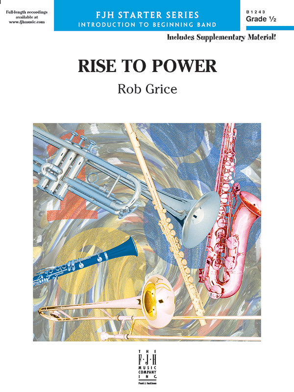 Rise to Power - Concert Band Conductor Score & Parts (Digital Download)