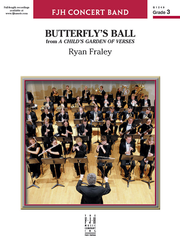 Butterfly's Ball (from A Child's Garden of Verses) - Concert Band Conductor Score & Parts (Digital Download)