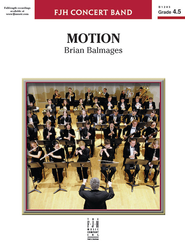 Motion - Concert Band Conductor Score & Parts (Digital Download)