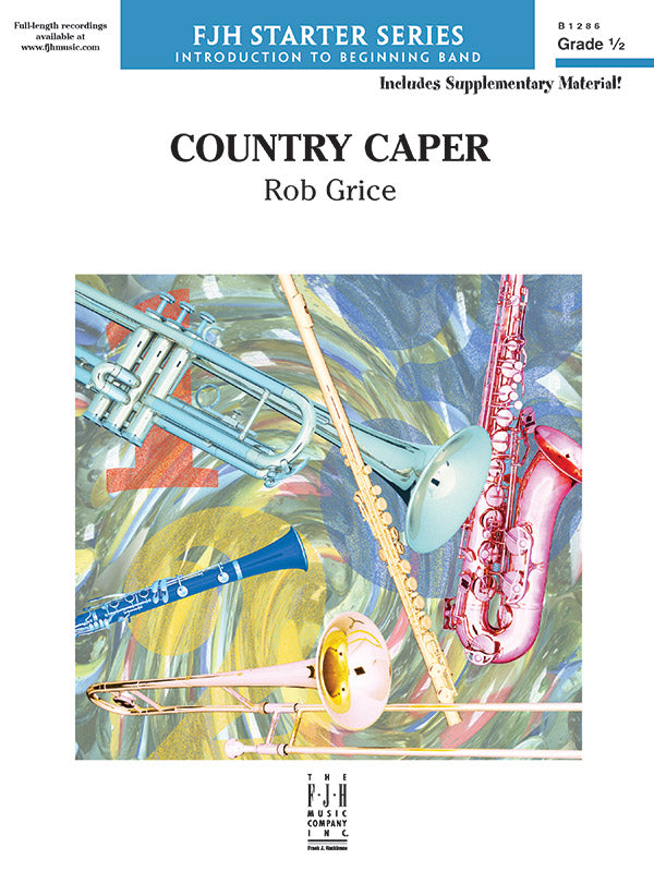 Country Caper - Concert Band Conductor Score & Parts (Digital Download)