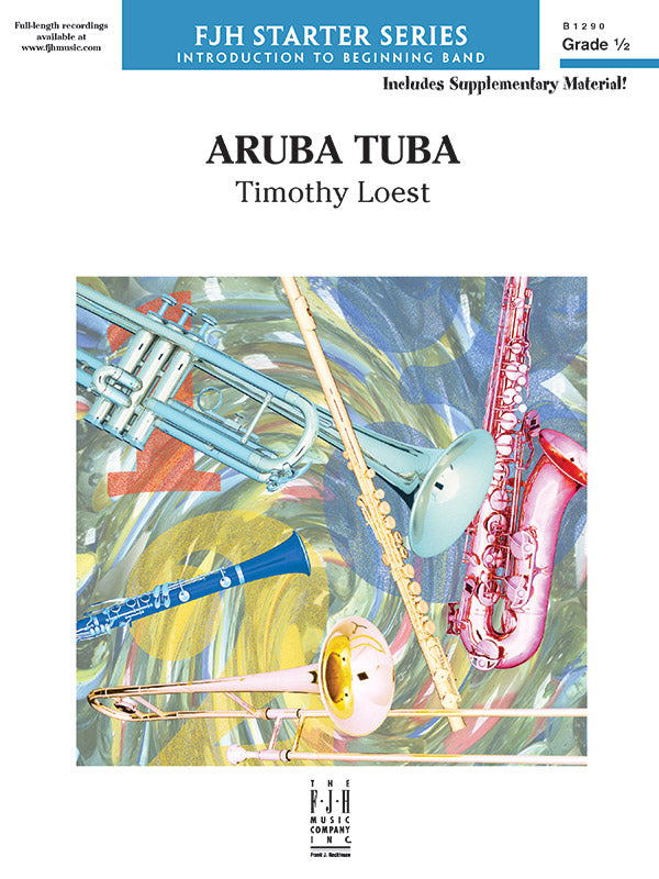 Aruba Tuba - Concert Band Conductor Score & Parts (Digital Download)