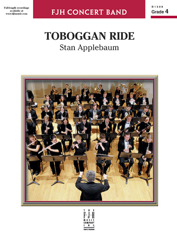 Toboggan Ride - Concert Band Conductor Score & Parts (Digital Download)
