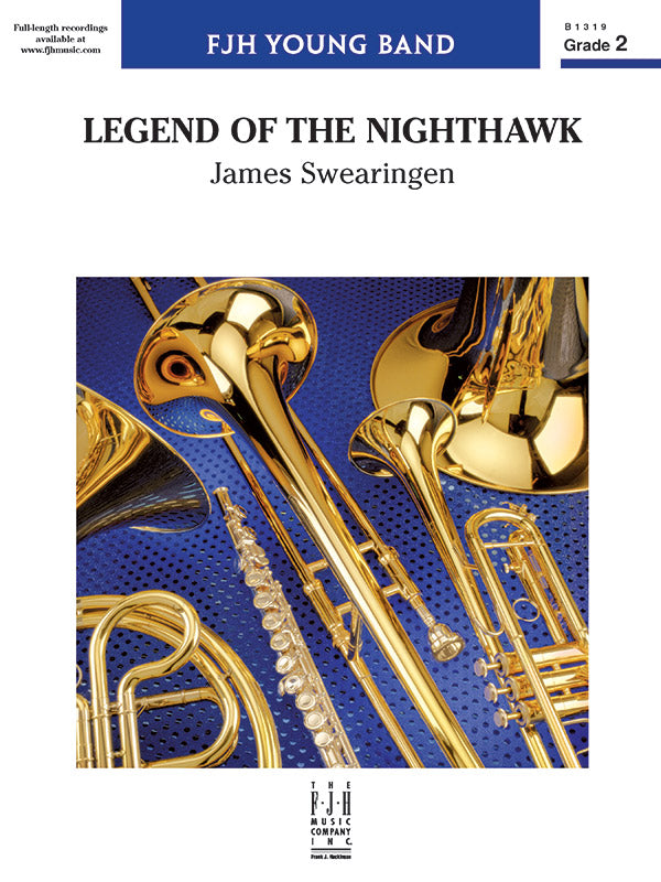 Legend of the Nighthawk - Concert Band Conductor Score & Parts (Digital Download)