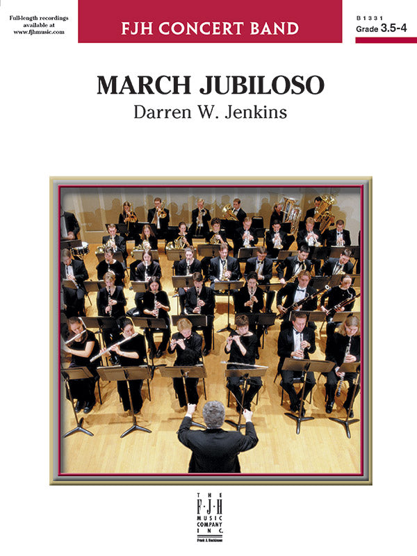 March Jubiloso - Concert Band Conductor Score & Parts (Digital Download)