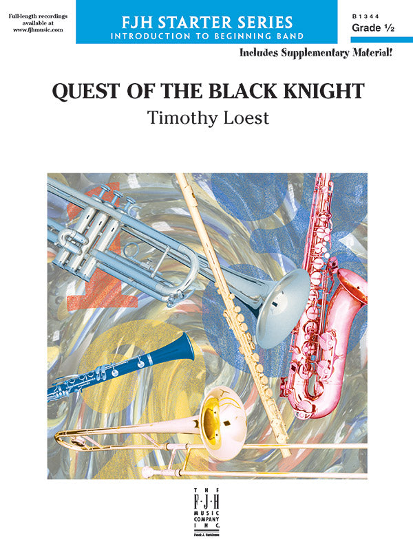 Quest of the Black Knight - Concert Band Conductor Score & Parts (Digital Download)
