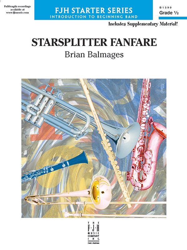 Starsplitter Fanfare - Concert Band Conductor Score & Parts (Digital Download)