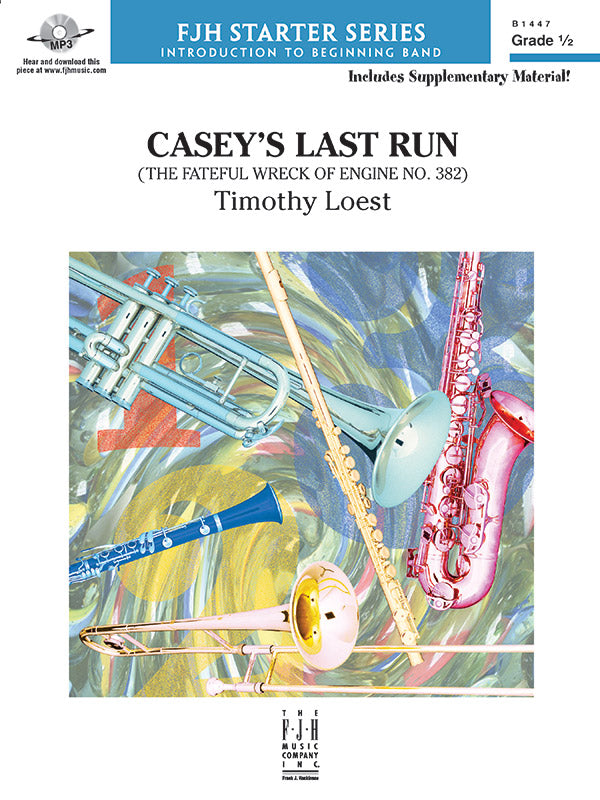 Casey's Last Run - Concert Band Conductor Score & Parts (Digital Download)