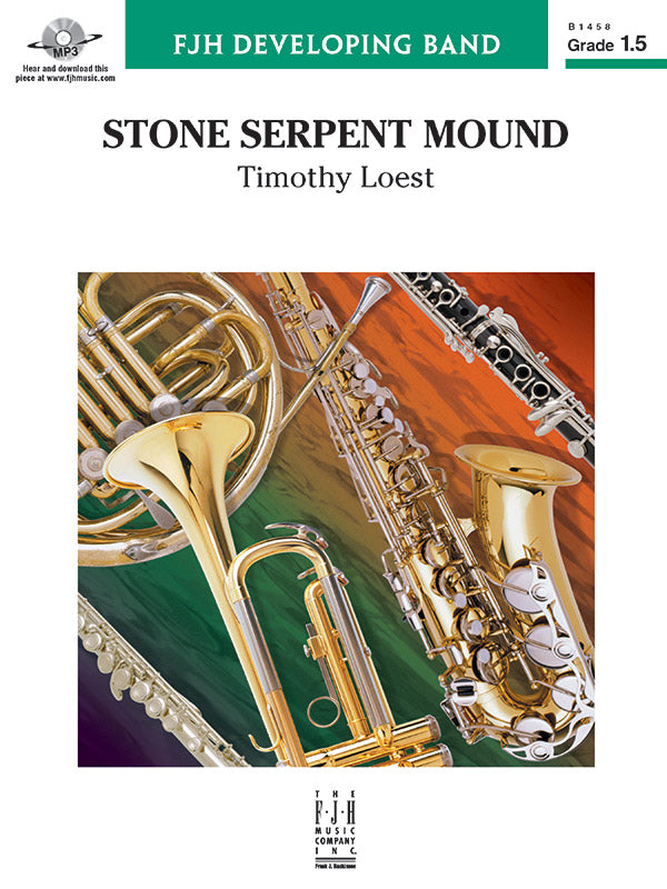 Stone Serpent Mound - Concert Band Conductor Score & Parts (Digital Download)