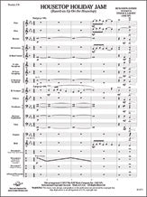 Housetop Holiday Jam! - Concert Band Conductor Score & Parts (Digital Download)