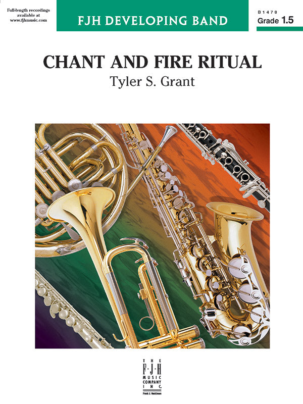 Chant and Fire Ritual - Concert Band Conductor Score & Parts (Digital Download)