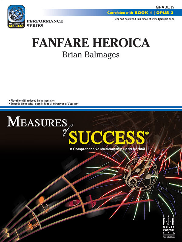 Fanfare Heroica - Concert Band Conductor Score & Parts (Digital Download)