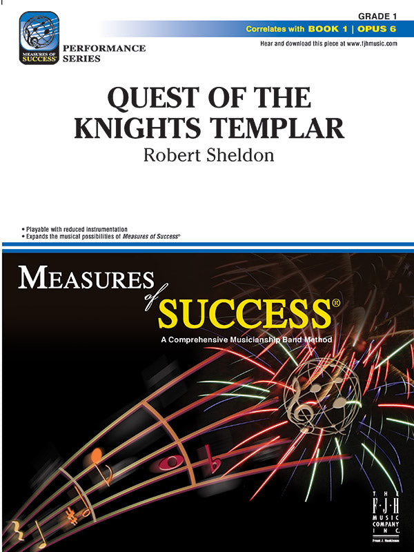 Quest of the Knights Templar - Concert Band Conductor Score & Parts (Digital Download)