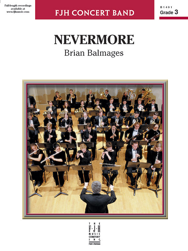 Nevermore - Concert Band Conductor Score & Parts (Digital Download)