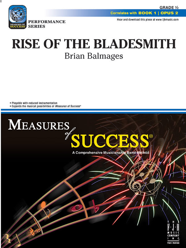 Rise of the Bladesmith - Concert Band Conductor Score & Parts (Digital Download)