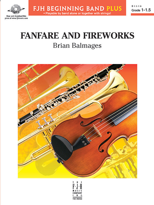 Fanfare and Fireworks - Concert Band Conductor Score & Parts (Digital Download)