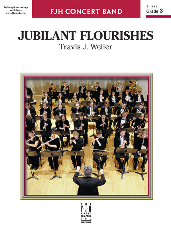 Jubilant Flourishes - Concert Band Conductor Score & Parts (Digital Download)