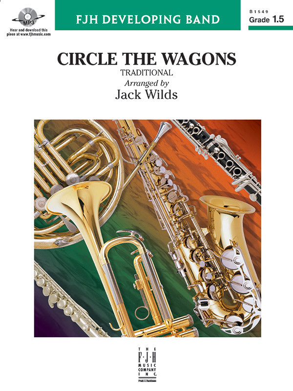 Circle the Wagons - Concert Band Conductor Score & Parts (Digital Download)