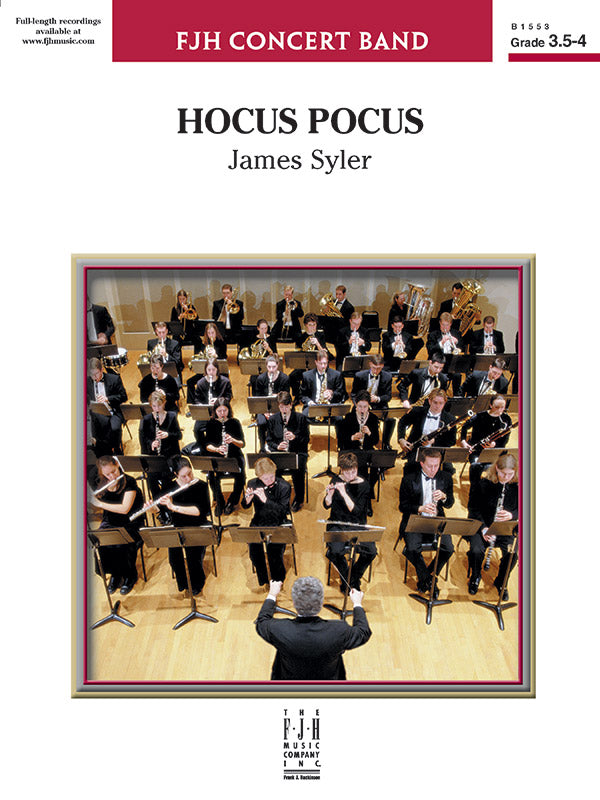 Hocus Pocus - Concert Band Conductor Score & Parts (Digital Download)