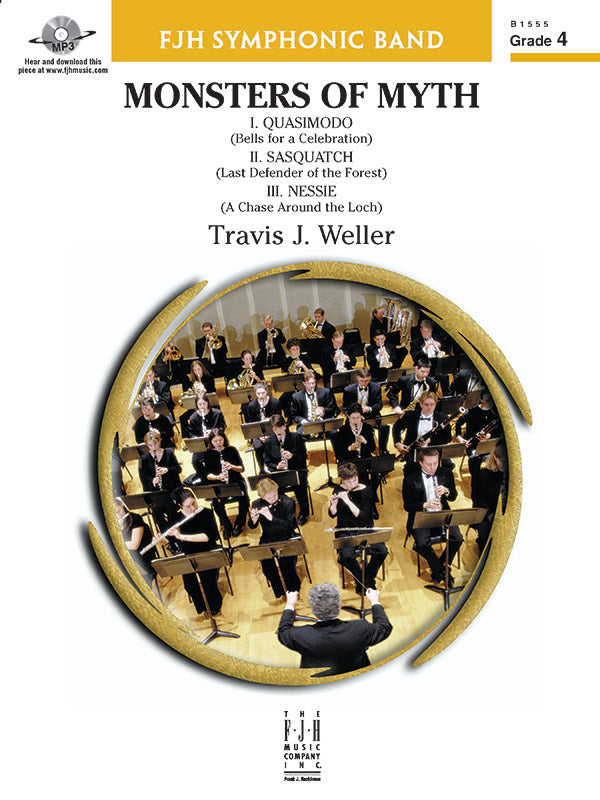 Monsters of Myth - Concert Band Conductor Score & Parts (Digital Download)