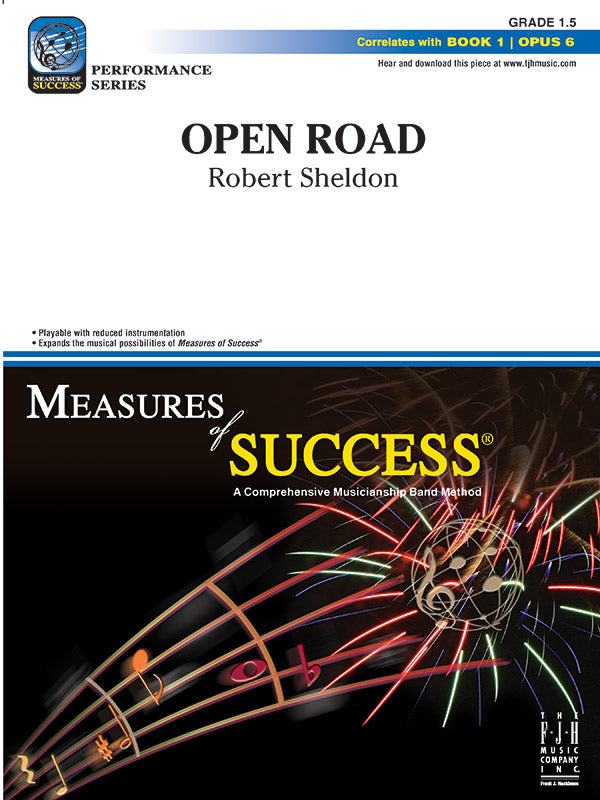 Open Road - Concert Band Conductor Score & Parts (Digital Download)