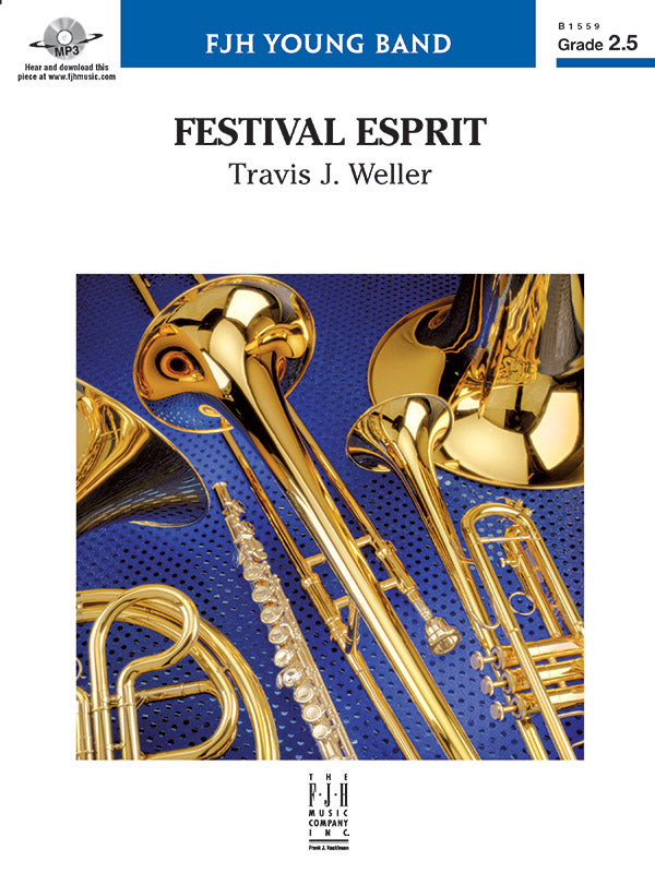 Festival Esprit - Concert Band Conductor Score & Parts (Digital Download)