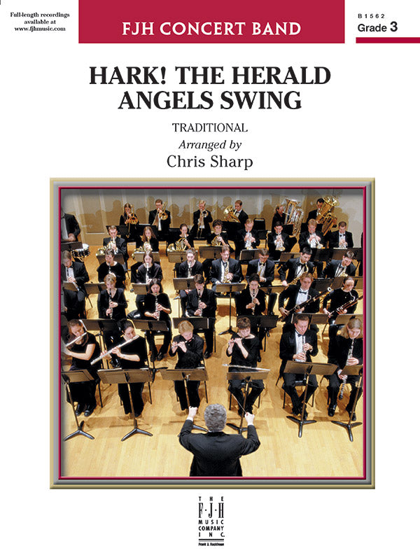 Hark! The Herald Angels Swing - Concert Band Conductor Score & Parts (Digital Download)