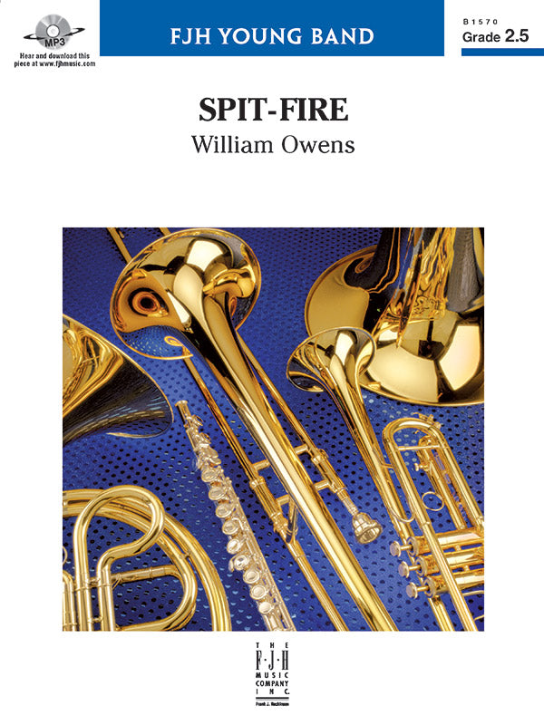 Spit-Fire - Concert Band Conductor Score & Parts (Digital Download)
