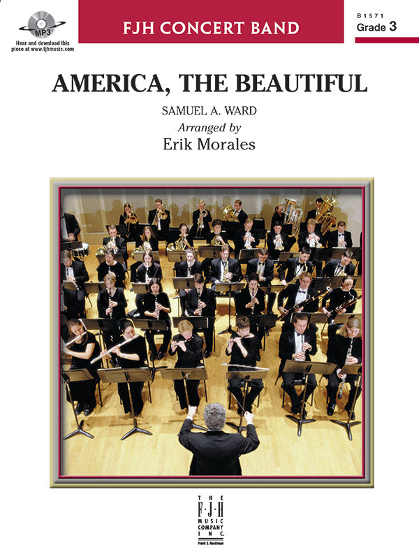 America, The Beautiful - Concert Band Conductor Score & Parts (Digital Download)
