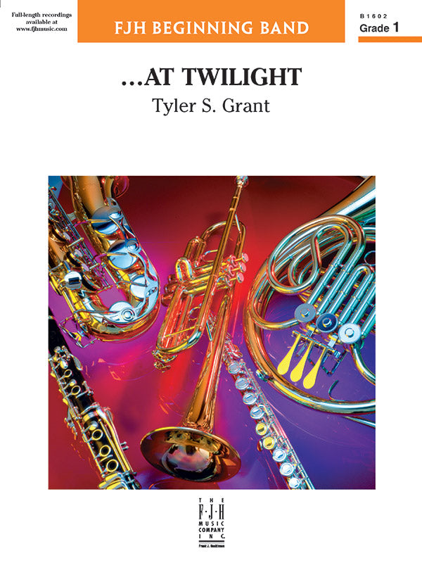 ...At Twilight - Concert Band Conductor Score & Parts (Digital Download)