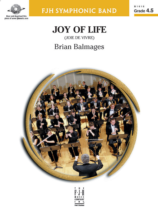 Joy of Life - Concert Band Conductor Score & Parts (Digital Download)
