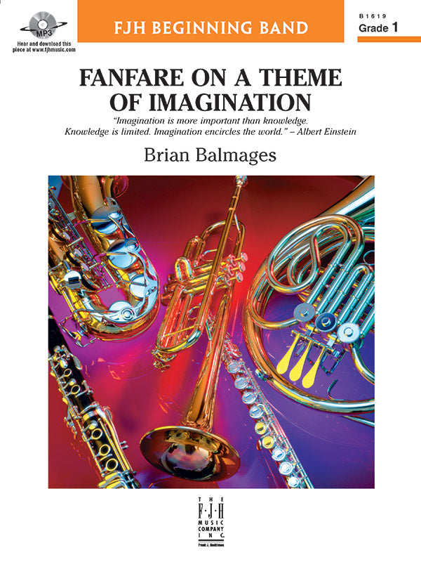 Fanfare on a Theme of Imagination - Concert Band Conductor Score & Parts (Digital Download)